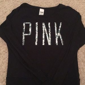 PINK sequence black long sleeve